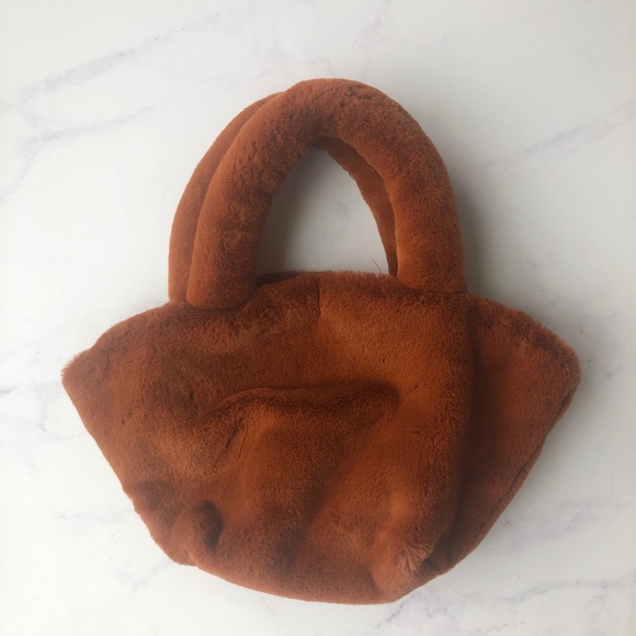 Zara Faux Fur Bag - Picture 1 of 2